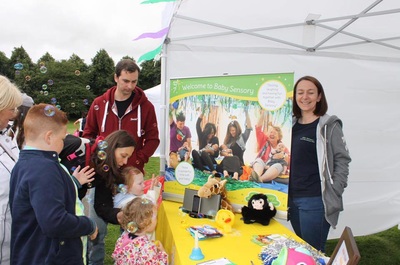 Friends of Cambuslang Park summer fundraising events with childrens market stall