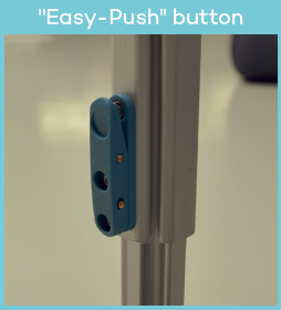 "Easy-push" button XP folding marquee