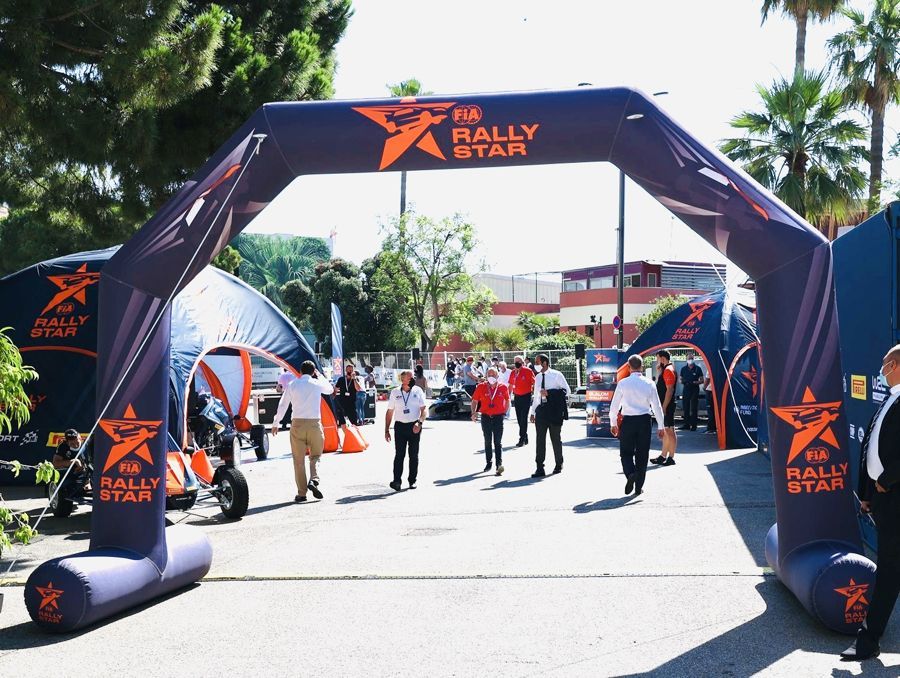Race inflatable arch for Rally Star
