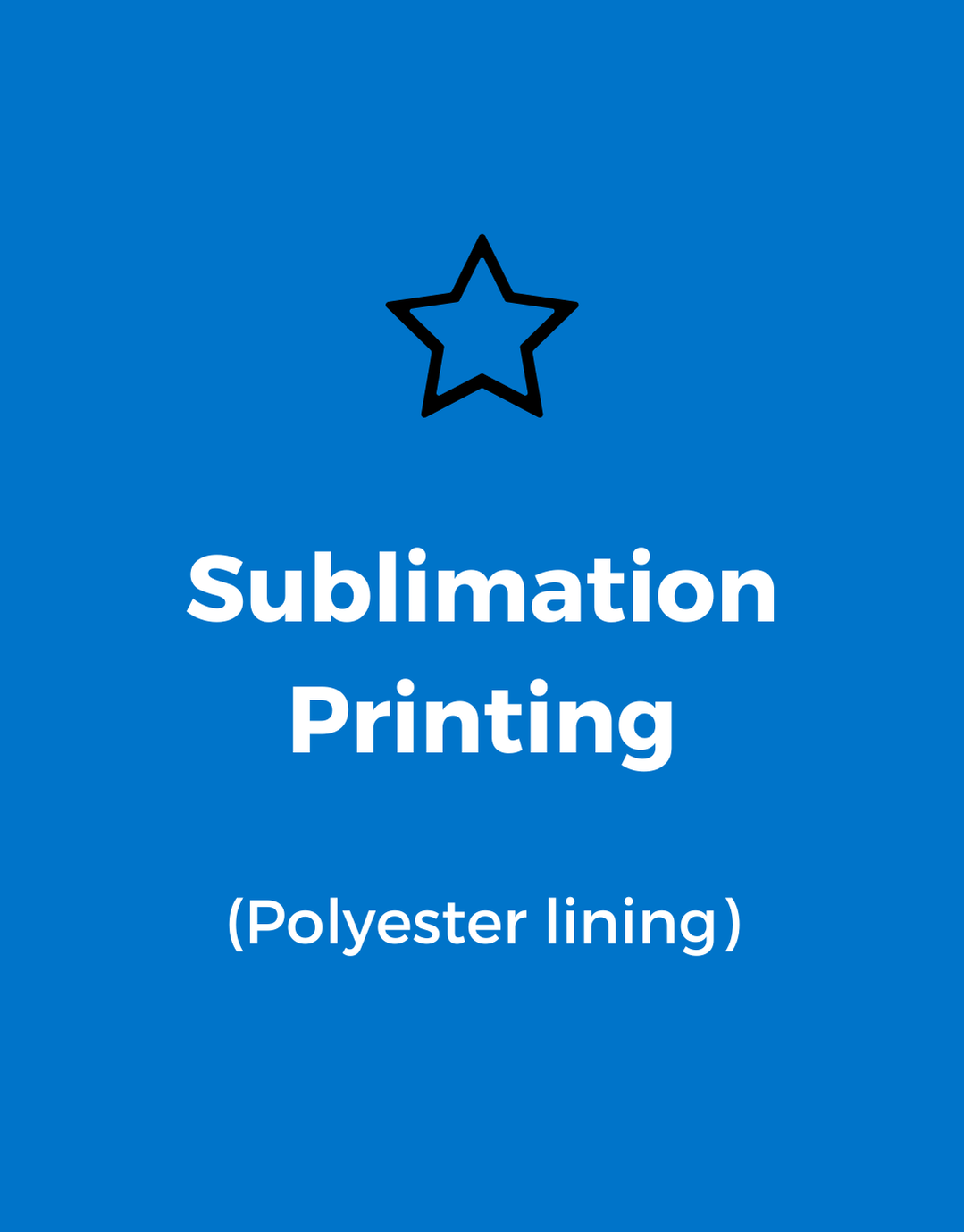 Sublimation printing