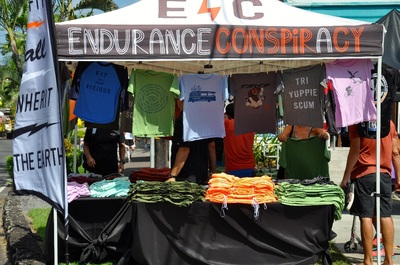 Endurance conspiracy mobile shop selling T-shirts fully printed 3x3m folding gazebo