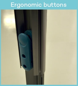 Ergonomic buttons GP high range pop-up gazebo