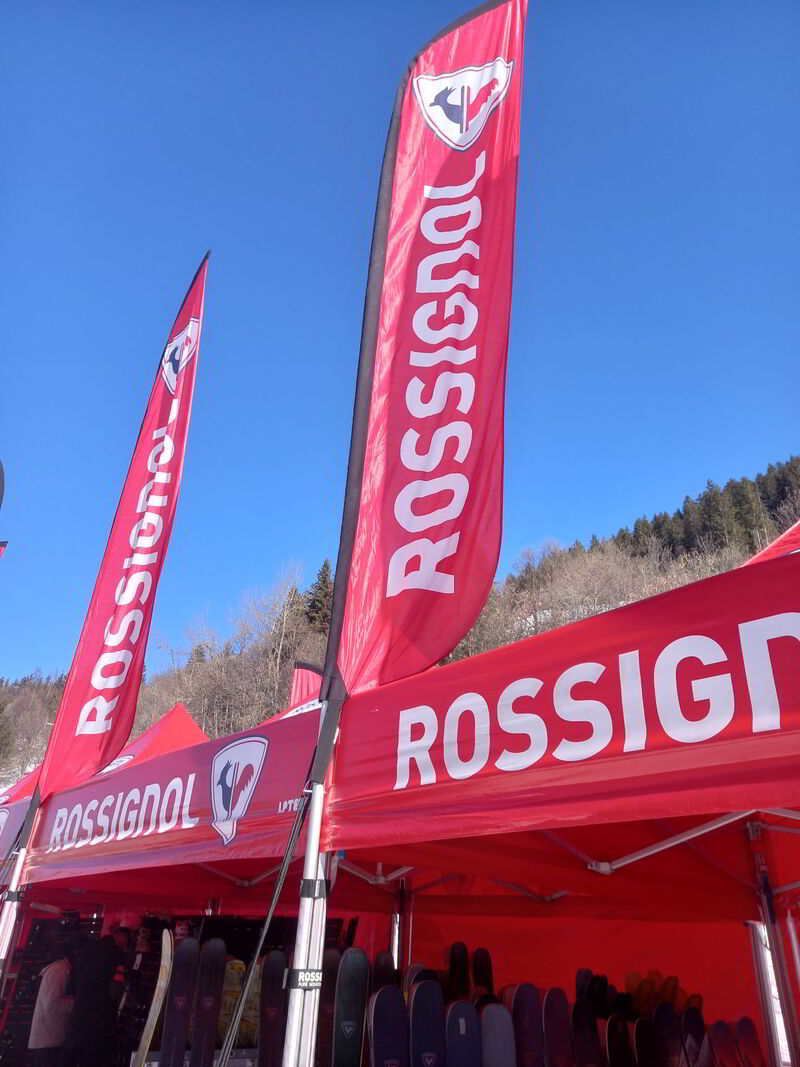 Printed flags for Rossignol 