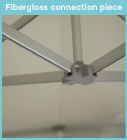 Fiberglass connection piece for XP pop-up gazebo