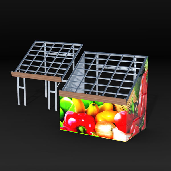 Tilted table for growers
