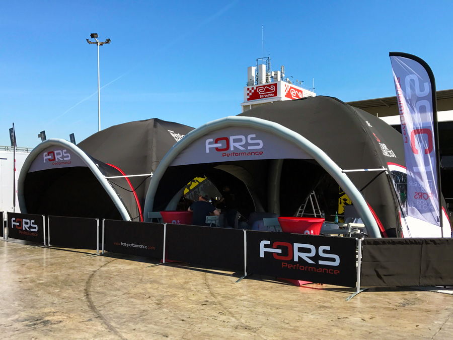 6x6 Airmonster Inflatable Paddock for Fors Performance